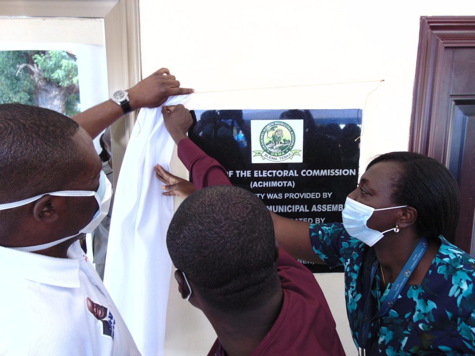 You are currently viewing OKAIKWEI NORTH MUNICIPAL ASSEMBLY COMMISSIONS NEW ELECTORAL COMMISSION OFFICE